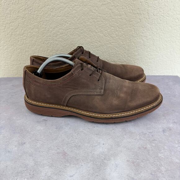 Clarks Newkirk Plain Derbys Brown Mens Size 11.5 main image 9